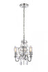 Elegant Lighting 3 Light Kaede Collection Pendant D9.5 H12.2 Lt:3 in Chrome Finish Model: LD5020D9C
