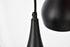 Elegant Lighting 3 Light Nora Collection Pendant D14.5 Inch H11.5 Inch Lt:3 in Black finish Model: LDPD2000