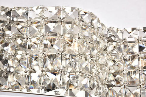 Elegant Lighting 3 Light Tate Collection Wall Sconce D20.6 H4.7 Lt:3 in Chrome Finish Model: LD7001W21C