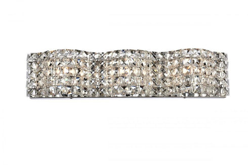 Elegant Lighting 3 Light Tate Collection Wall Sconce D20.6 H4.7 Lt:3 in Chrome Finish Model: LD7001W21C