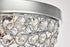 Elegant Lighting 3 Light Taye Collection Flushmount D13.5 H6.3 Lt:3 in Chrome Finish Model: LD5012F13C