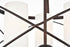 Elegant Lighting 3 Light Wren Collection Pendant D15.8 H17.3 Lt:3 Dark Copper Brown and frosted white Finish in Dark Copper Brown and White Finish Model: LD5013D16DCB