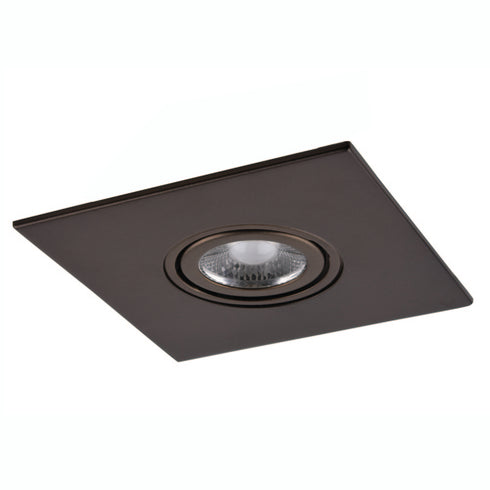 Elegant Lighting 4 Inch SQUARE Bronze 35 DEGREE ADJUSTABLE SPOT in Antique Bronze Finish Model: R4-588AB
