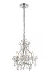 Elegant Lighting 4 Light Kato Collection Pendant D12.6 H16.3 Lt:4 polished Black Finish Model: LD5018D12BK