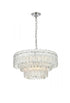 Elegant Lighting 6 Light Emilia 21 Inch Pendant Light in Chrome Model: 1780D21C