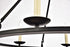 Elegant Lighting 6 Light Maine Collection Chandelier D32.4 H23.25 Lt:6 in Black Finish Model: LD6010D32BK