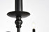 Elegant Lighting 6 Light Rohan Collection Chandelier D36 H19 Lt:6 in Matte Black Finish Model: LD5006D36MB