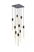 Elegant Lighting 9 Light Weston 9 Lights Pendant In Satin Gold Model: 2066D20SG