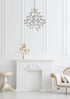 Elegant Lighting Adaline 11 Light Pendant D20 Inch H20 Inch L11 Chrome in Chrome and Clear Finish Model: 1050G20C