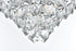 Elegant Lighting Adaline 11 Light Pendant D24 Inch H14 Inch L11 Chrome in Chrome and Clear Finish Model: 1050D24C