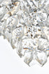 Elegant Lighting Adaline 11 Light Pendant D24 Inch H14 Inch L11 Chrome in Chrome and Clear Finish Model: 1050D24C