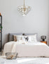 Elegant Lighting Adaline 11 Light Pendant D24 Inch H14 Inch L11 Satin Gold in Satin Gold and Clear Finish Model: 1050D24SG