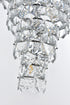 Elegant Lighting Adaline 26 Light Pendant D24 Inch H67 Inch L26 Chrome in Chrome and Clear Finish Model: 1050SR24C