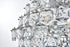 Elegant Lighting Adaline 38 Light Pendant D36 Inch H60 Inch L38 Chrome in Chrome and Clear Finish Model: 1050G36C