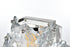 Elegant Lighting Adaline 4 Light Wall Sconce W13.8 Inch S8 Inch *H18 Inch L4 Chrome in Chrome and Clear Finish Model: 1050W18C