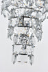 Elegant Lighting Adaline 41 Light Pendant D30 Inch H91 Inch L41 Chrome in Chrome and Clear Finish Model: 1050SR30C