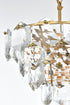 Elegant Lighting Adaline 6 Light Pendant D16 Inch H10 Inch L6 Satin Gold in Satin Gold and Clear Finish Model: 1050D16SG