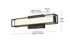 Elegant Lighting Aden 1 Light Wall Sconce L16 Inch E4.5 Inch H4.3 Inch LED 8 Watt 3CCT in Black Model: LD301W16BK