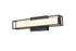 Elegant Lighting Aden 1 Light Wall Sconce L16 Inch E4.5 Inch H4.3 Inch LED 8 Watt 3CCT in Black Model: LD301W16BK
