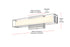 Elegant Lighting Aden 1 Light Wall Sconce L16 Inch E4.5 Inch H4.3 Inch LED 8 Watt 3CCT in Chrome Model: LD301W16C