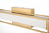 Elegant Lighting Aden 1 Light Wall Sconce L16 Inch E4.5 Inch H4.3 Inch LED 8 Watt 3CCT in Satin Gold Model: LD301W16SG
