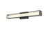 Elegant Lighting Aden 1 Light Wall Sconce L24 Inch E4.5 Inch H4.3 Inch LED 14 Watt 3CCT in Black Model: LD301W24BK