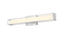 Elegant Lighting Aden 1 Light Wall Sconce L24 Inch E4.5 Inch H4.3 Inch LED 14 Watt 3CCT in Chrome Model: LD301W24C
