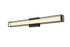 Elegant Lighting Aden 1 Light Wall Sconce L31 Inch E4.5 Inch H4.3 Inch LED 18 Watt 3CCT in Black Model: LD301W31BK