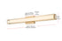 Elegant Lighting Aden 1 Light Wall Sconce L31 Inch E4.5 Inch H4.3 Inch LED 18 Watt 3CCT in Satin Gold Model: LD301W31SG