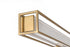 Elegant Lighting Aden 1 Light Wall Sconce L31 Inch E4.5 Inch H4.3 Inch LED 18 Watt 3CCT in Satin Gold Model: LD301W31SG