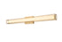 Elegant Lighting Aden 1 Light Wall Sconce L36 Inch E4.5 Inch H4.3 Inch LED 24 Watt 3CCT in Satin Gold Model: LD301W36SG