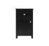 Elegant Lighting Adian 18 Inch Wide Bathroom Storage Freedstanding Cabinet in Black Model: SC011830BK