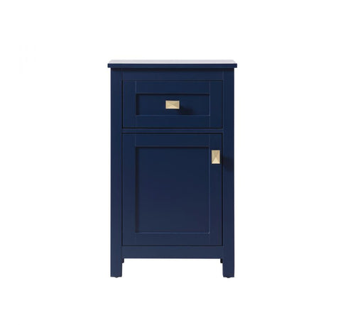 Elegant Lighting Adian 18 Inch Wide Bathroom Storage Freedstanding Cabinet in Black Model: SC011830BK