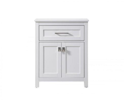 Elegant Lighting Adian 24 Inch Wide Bathroom Storage Freestanding Cabinet in Black Model: SC012430BK