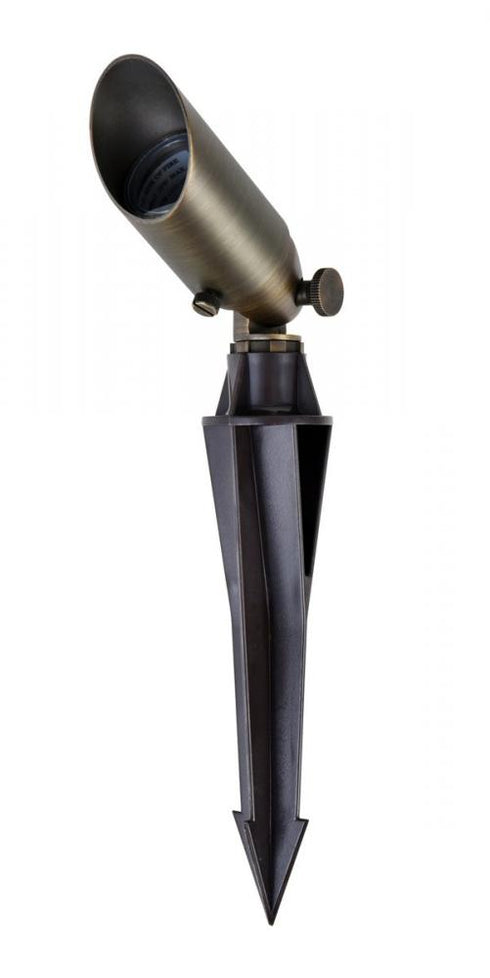 Elegant Lighting Aera C050 Landscape spot light in antique brass finish Model: C050
