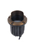 Elegant Lighting Aera Cast brass well light with integrated canopy in Antique Brass Finish Model: W123
