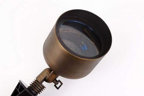 Elegant Lighting Aera Cast brass wide spot light in Antique Brass Finish Model: C039P