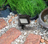 Elegant Lighting Aera Outdoor 12V Cast Brass flood light 2.75 inch Light x 5.25 inch W x 8 inch H in Dark Bronze Model: C048V1-DB