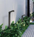 Elegant Lighting Aera Outdoor 12V Cast Brass modern path light 5.25 inch Wide x 22 inch High in Dark Bronze Model: P807-DB