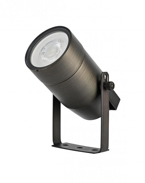 Elegant Lighting Aera Outdoor 12V Cast Brass spot light 2 inch Wide x 4.5 inch High in Dark Bronze Model: C2236-DB