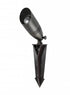 Elegant Lighting Aera Outdoor 12V Cast Brass spot light 3 inch Wide x 8.5 inch High in Dark Bronze Model: C029L-DB