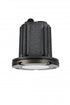 Elegant Lighting Aera Outdoor 12V Cast Brass well light 5.25 inch Wide x 6.75 inch High in Dark Bronze Model: W121-DB