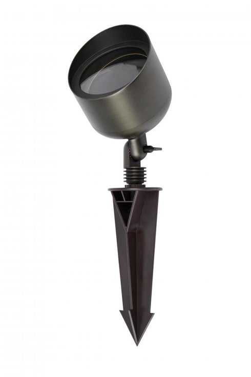 Elegant Lighting Aera Outdoor 12V Cast Brass wide spot light 4.75 inch x 8 inch in Dark Bronze Model: C039P-DB