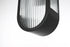 Elegant Lighting Albert 1 Light Wall sconce W10 Inch E9.5 Inch H18.5 Inch L1 in Black Model: OD338W19BK