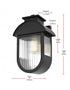 Elegant Lighting Albert 7 inch Outdoor Pendant in Black Model: OD338W13BK