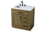 Elegant Lighting Alden Vanity Cabinet 1Dr3Dw 32 Inch W x 22 Inch D x 35 Inch H in Chestnut Brown Model: VF29732MCB