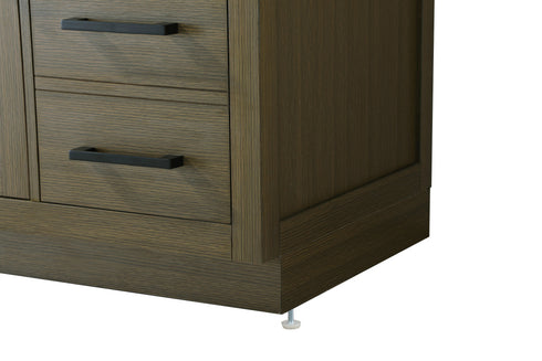 Elegant Lighting Alden Vanity Cabinet 1Dr3Dw 32 Inch W x 22 Inch D x 35 Inch H in Chestnut Brown Model: VF29732MCB