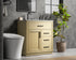 Elegant Lighting Alden Vanity Cabinet 1Dr3Dw 32 Inch W x 22 Inch D x 35 Inch H in Honey Brown Model: VF29732MHB