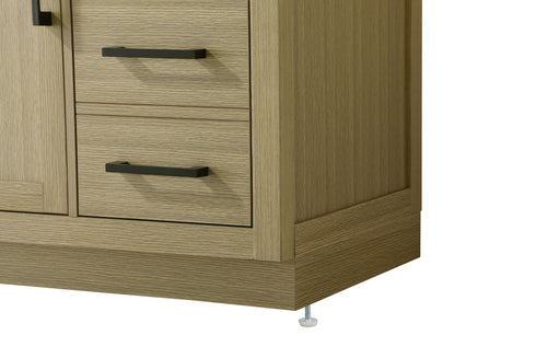 Elegant Lighting Alden Vanity Cabinet 1Dr3Dw 32 Inch W x 22 Inch D x 35 Inch H in Honey Brown Model: VF29732MHB