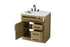 Elegant Lighting Alden Vanity Cabinet 1Dr3Dw 32 Inch W x 22 Inch D x 35 Inch H in Honey Brown Model: VF29732MHB